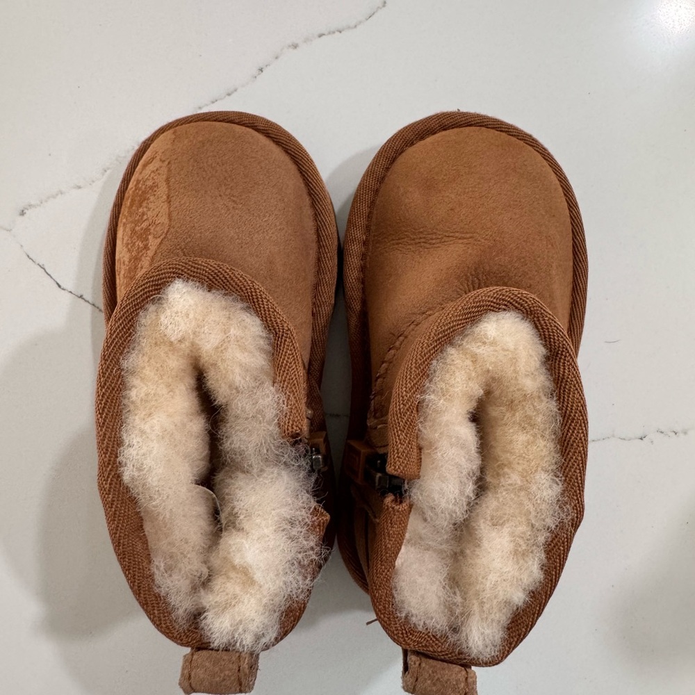 Cozy Brown Shearling Boots